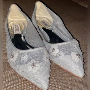 Badgley Mischka Women's Tenley Embellished Ballet like flat shoes Size 5